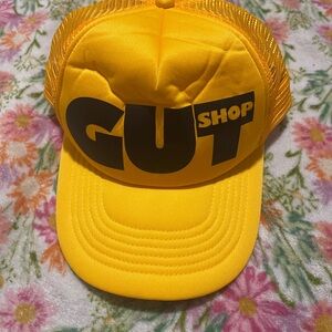 Newhattan Yellow GUT Shop Mesh Trucker Hat